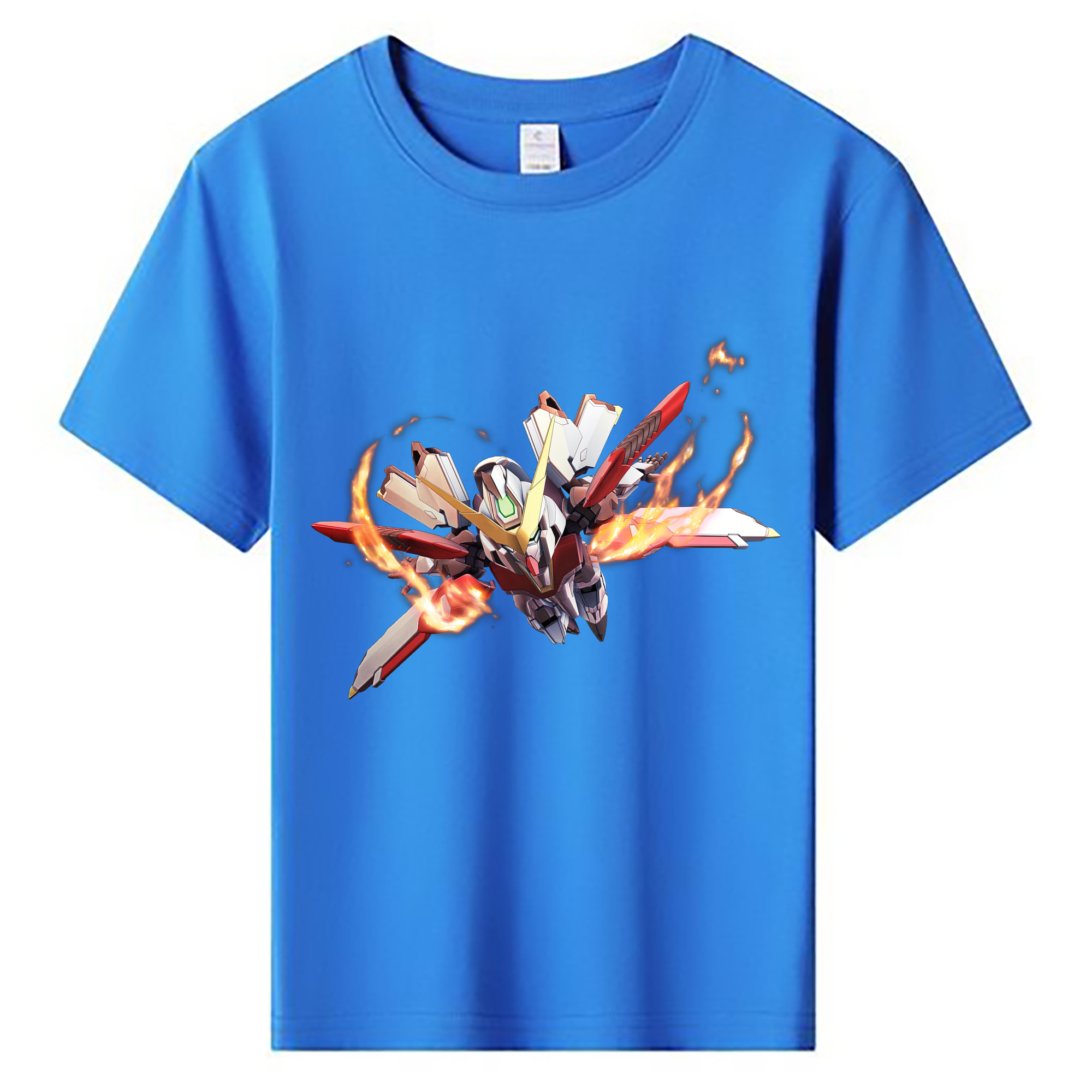 （画像用） 機動戦士ガンダム Mobile Suit Gundam 綿100％キッズTシャツ（フロントプリント）